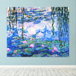 Monet - Water Lilies, 1919, Canvas Print<br><div class="desc">Claude Monet's famous painting,  Water Lilies,  1919.</div>