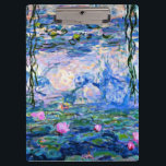 Monet - Water Lilies, 1919 Clipboard<br><div class="desc">Claude Monet 1919 painting,  Water Lilies</div>