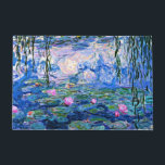 Monet: Water Lilies 1919 Doormat<br><div class="desc">Claude Monet: Water Lilies Red,  1919,  Impressionism artwork</div>