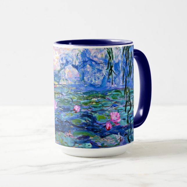 Monet: Water Lilies 1919 Mug (Front Right)