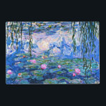 Monet - Water Lilies, 1919, pink Laminated Place Mat<br><div class="desc">Claude Monet 1919 painting,  Water Lilies (pink)</div>