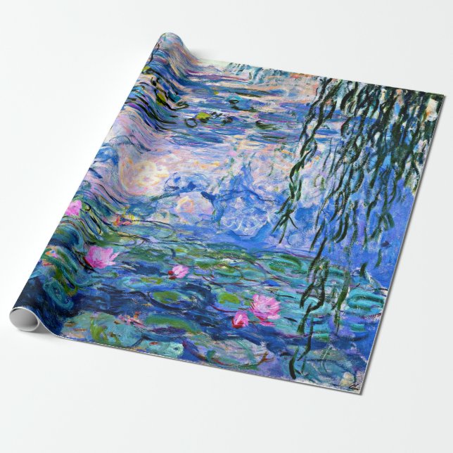 Monet, Water Lilies, 1919, Wrapping Paper (Unrolled)