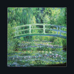 Monet Water Lilies and Japanese Bridge Magnet<br><div class="desc">Water Lilies and Japanese Bridge by French Impressionism painter,  Claude Monet. This Japanese footbridge was built over his lily pond by 1895. By 1899 he had made the first series of paintings that focused on the Japanese bridge.</div>