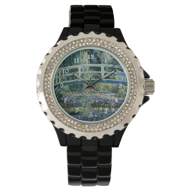 Monet - Water Lilies and Japanese Bridge Watch (Front)