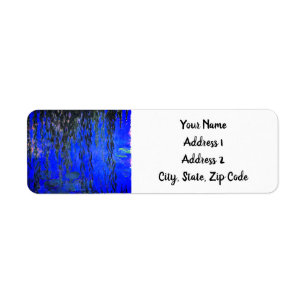 Monet Water Lilies and Weeping Willow Branches