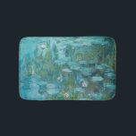 MONET Water Lilies Bath Mat<br><div class="desc">"claude monet",  nympheas,  "water lilies",  flowers,  "canvas painting",  impressionism,  "art artist",  "france french",  painter</div>