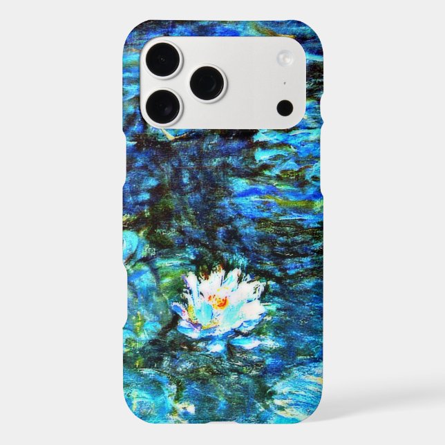 Monet - Water Lilies (blue) (Back)