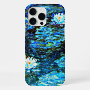 Monet - Water Lilies (blue) iPhone 16 Pro Max Case