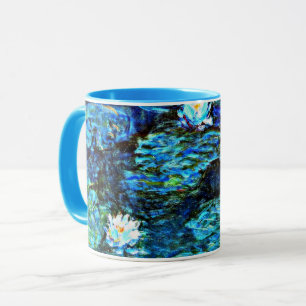 Monet - Water Lilies Blue, Mug