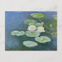 Monet - Water Lilies, Evening Effect,