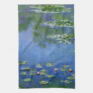 Monet Water Lilies Fine Art (1906) Tea Towel