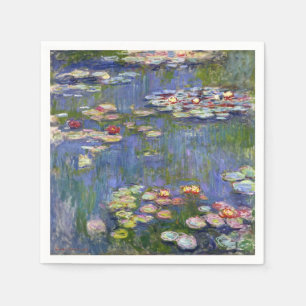 Monet Water Lilies Fine Art (1916) Napkin