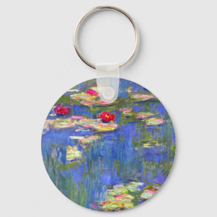 Monet Water Lilies  Key Ring
