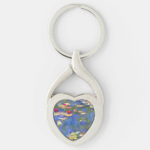 Monet Water Lilies Key Ring