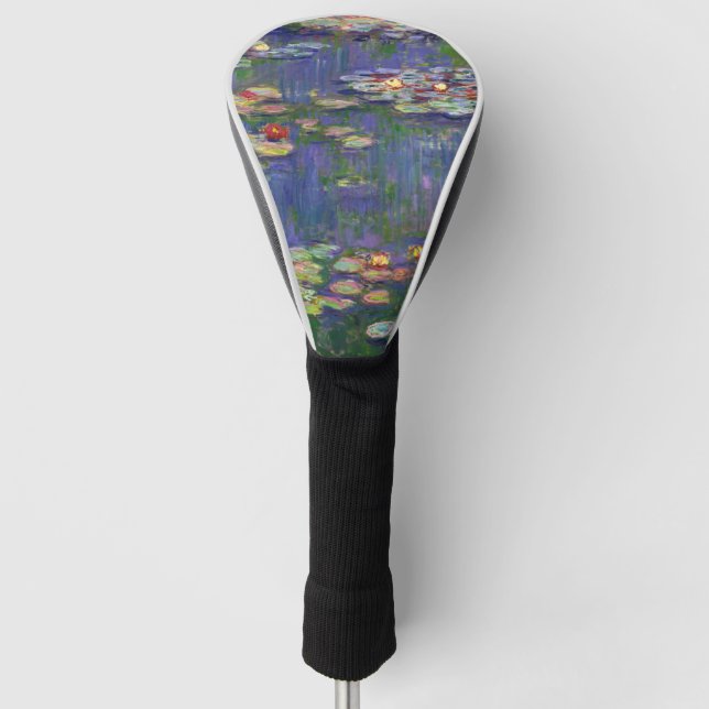 Monet Water Lilies Masterpiece Painting Golf Head Cover (Front)