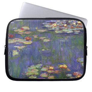 Monet Water Lilies Masterpiece Painting Laptop Sleeve