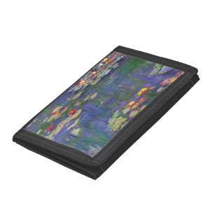 Monet Water Lilies Masterpiece Painting Trifold Wallet