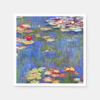 Monet Water Lilies  Napkin