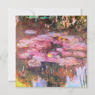 Monet - Water Lilies, Pink,