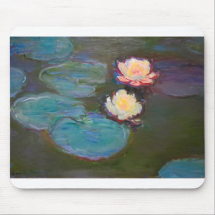 Monet Water Lilies Pond Water Flowers Mouse Pad