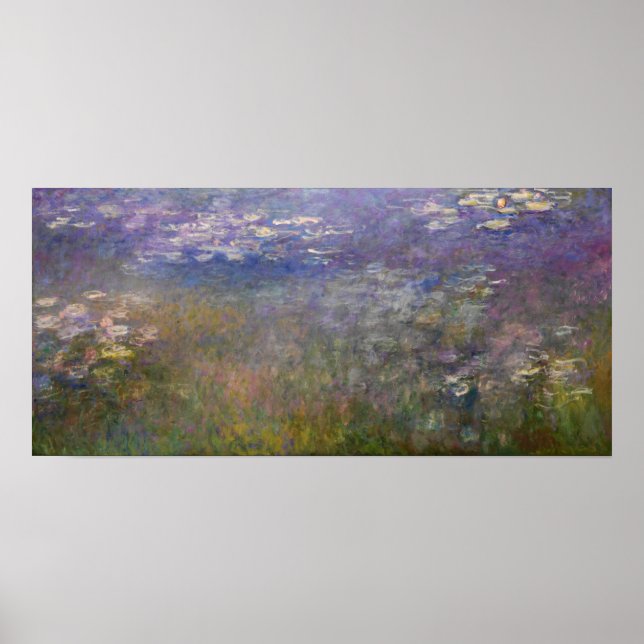 Monet - Water Lilies Poster (Front)