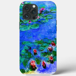 Monet - Water Lilies (red) Case-Mate iPhone Case