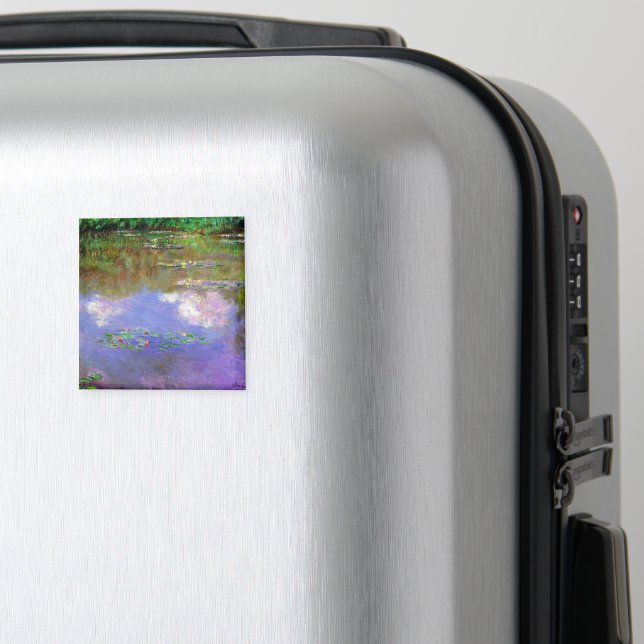 Monet - Water Lilies, The Clouds, Magnet (In Situ (Luggage))