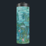 MONET Water Lilies Thermal Tumbler<br><div class="desc">"claude monet",  nympheas,  "water lilies",  flowers,  "canvas painting",  impressionism,  "art artist",  "france french",  painter</div>