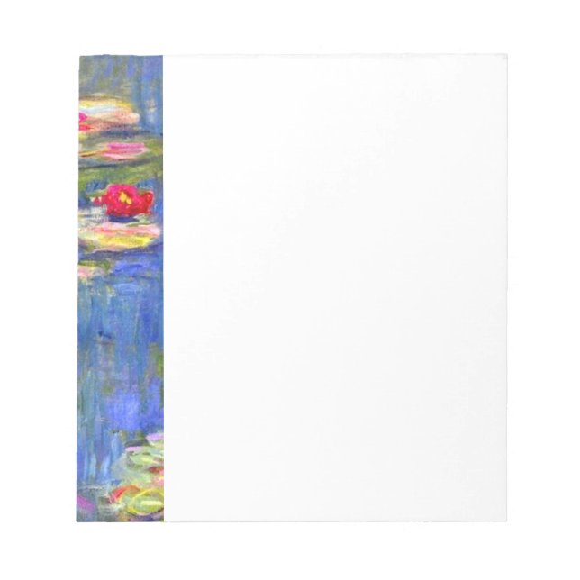 Monet Water Lilies Updated Notepad (Front)