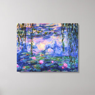 Monet Water Lilies with Pond Reflections Canvas Print