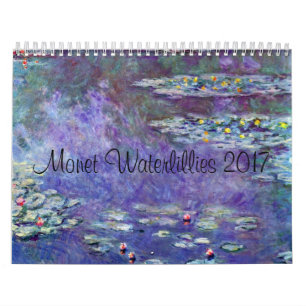 Monet Water Lillies 2017 Calendar