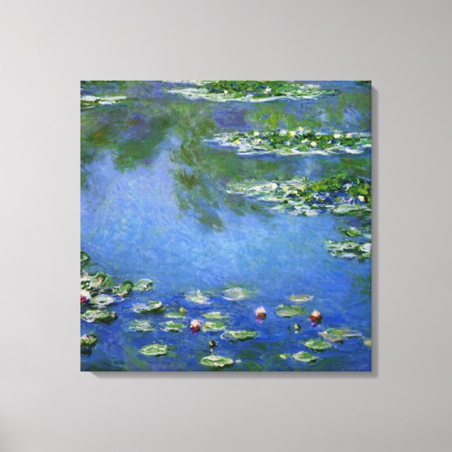 Monet Water Lillies Canvas Print (Front)