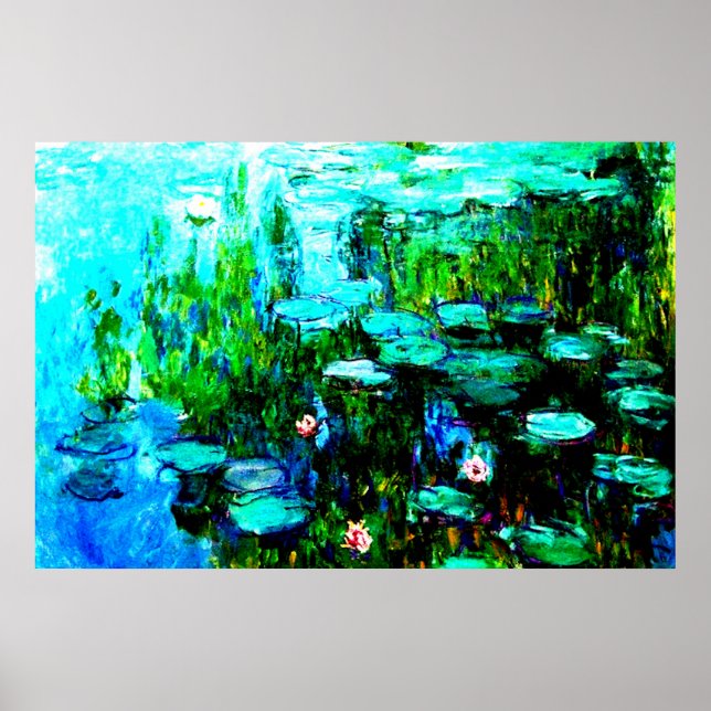 Monet Water Lillies Poster (Front)
