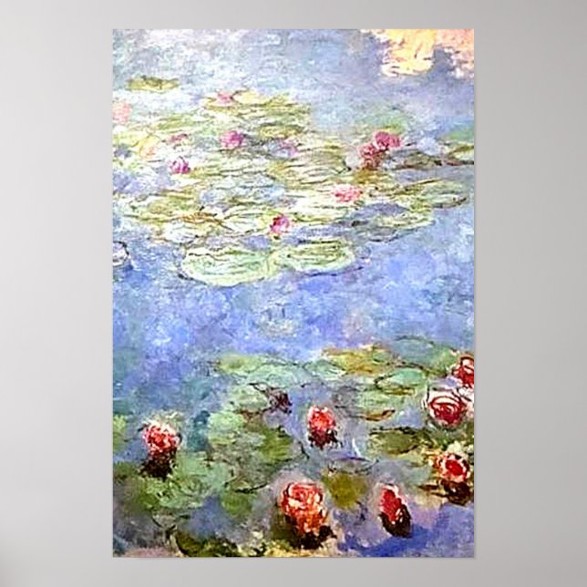 Monet Water Lillies Poster (Front)