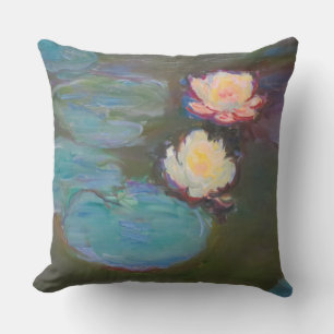Monet Water Lily Lilies Pond Waterlilies Painting Cushion