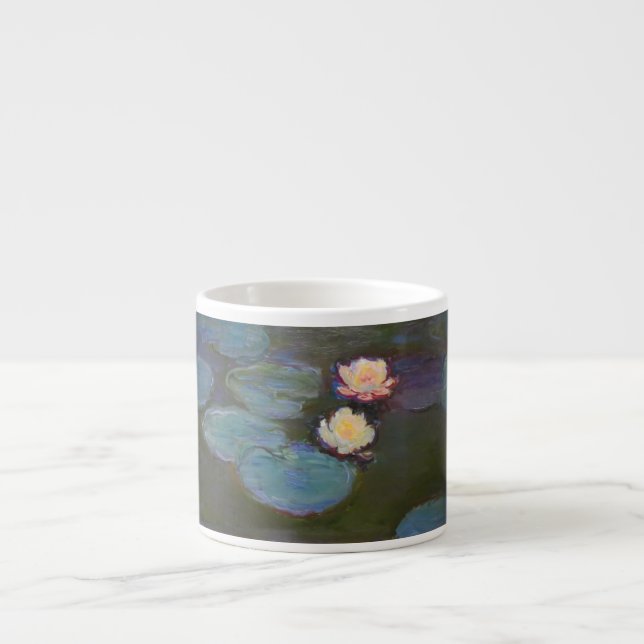 Monet Water Lily Lilies Pond Waterlilies Painting Espresso Cup (Front)