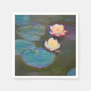 Monet Water Lily Lilies Pond Waterlilies Painting Napkin