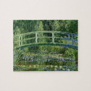 MONET Water Lily Pond 1897 jigsaw puzzle 8x10 +tin