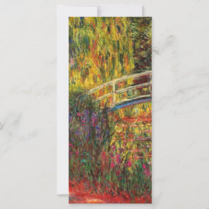 Monet Water Lily Pond and Water Irises Card