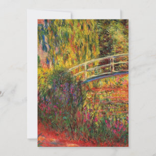Monet Water Lily Pond and Water Irises Save The Date