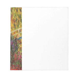Monet Water Lily Pond and Water Irises Updated Notepad