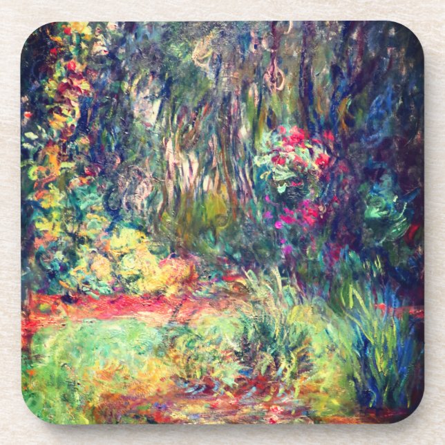 Monet Water Lily Pond Coaster (Front)