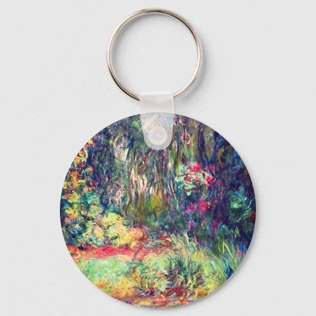 Monet Water Lily Pond Key Ring (Front)