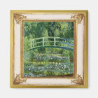 Monet Waterlilies and Bridge Masterpiece Magnet