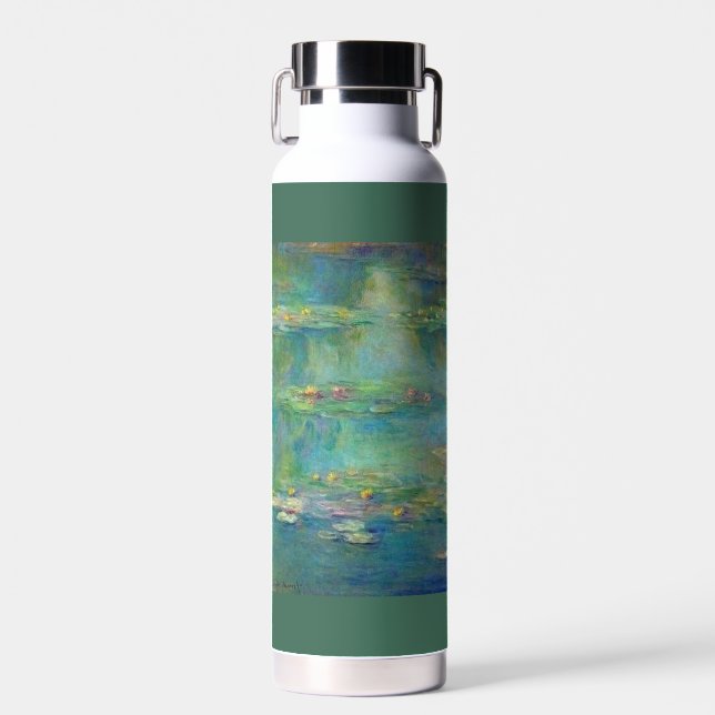 Monet Waterlilies  Water Bottle (Front)