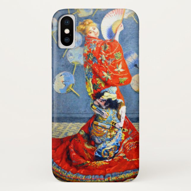 Monet Woman in Japanese Costume Case-Mate iPhone Case (Back)