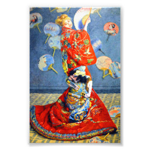 Monet Woman in Japanese Costume Photo Print