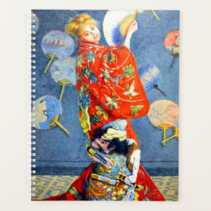Monet Woman in Japanese Costume Planner
