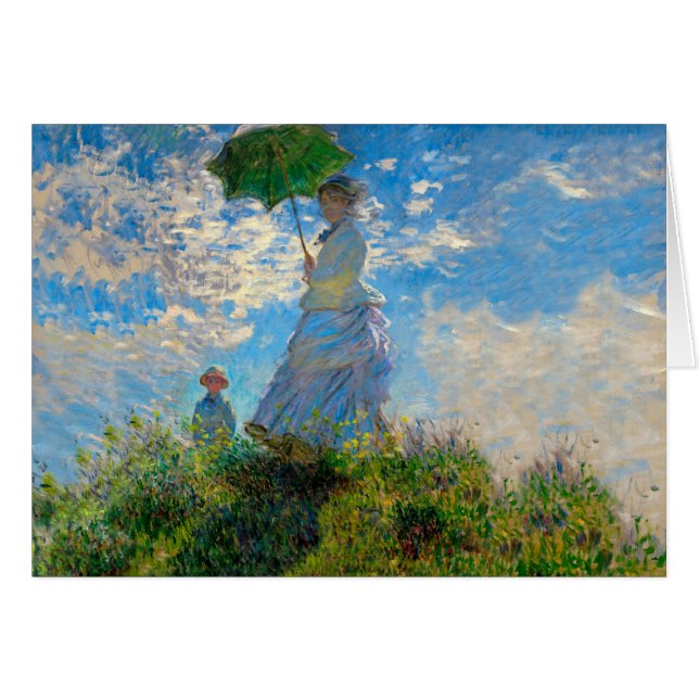 Monet Woman Parasol Impressionism (Front Horizontal)