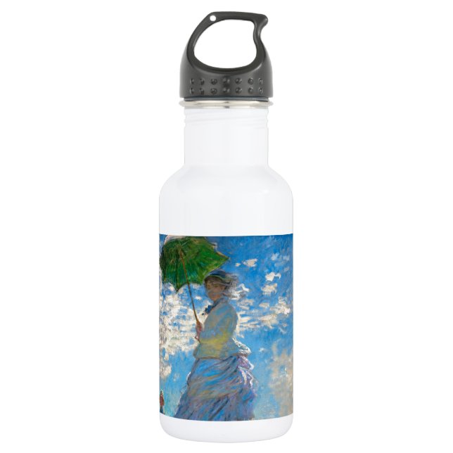 Monet Woman Parasol Impressionism 532 Ml Water Bottle (Front)